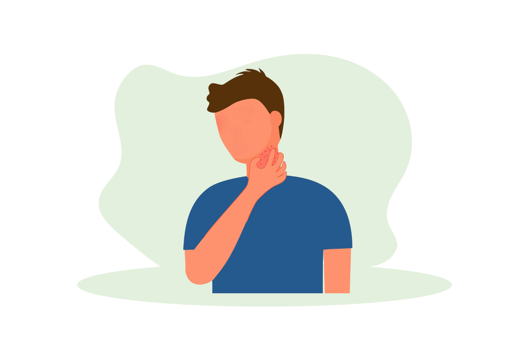 Si può parlare di dermatite da stress?